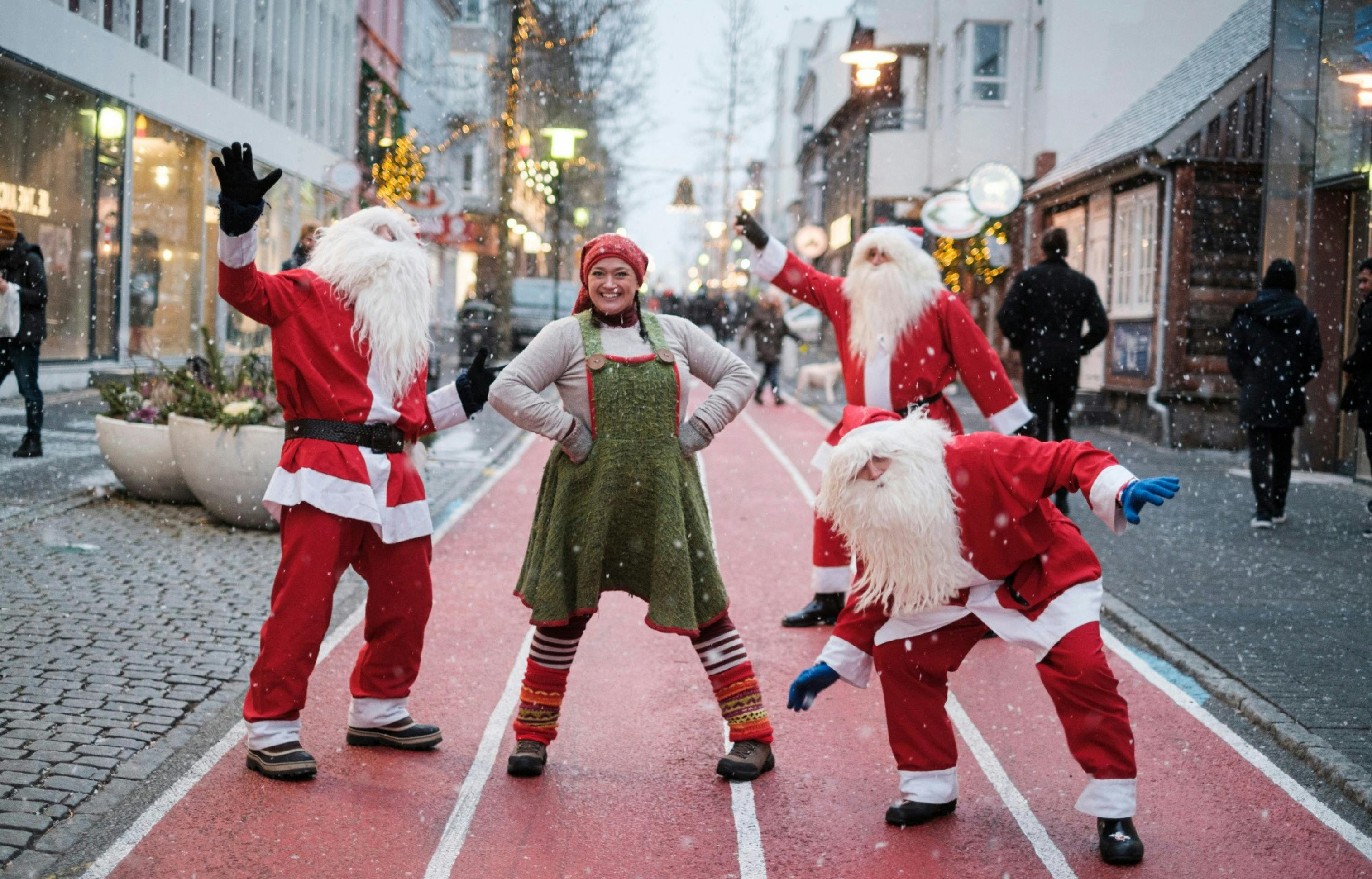 Jólasveinar á laugaveginum