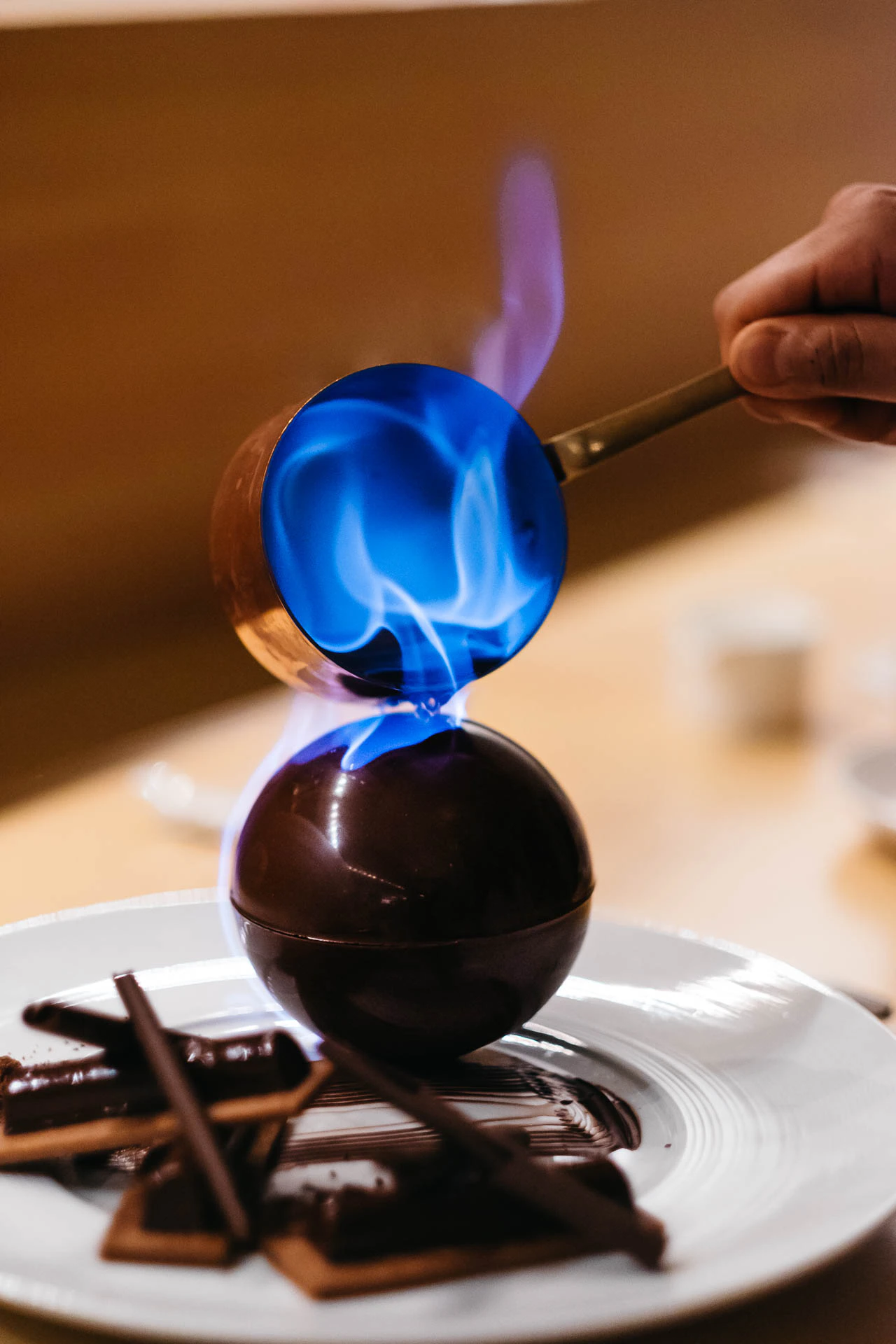 Dessert close up