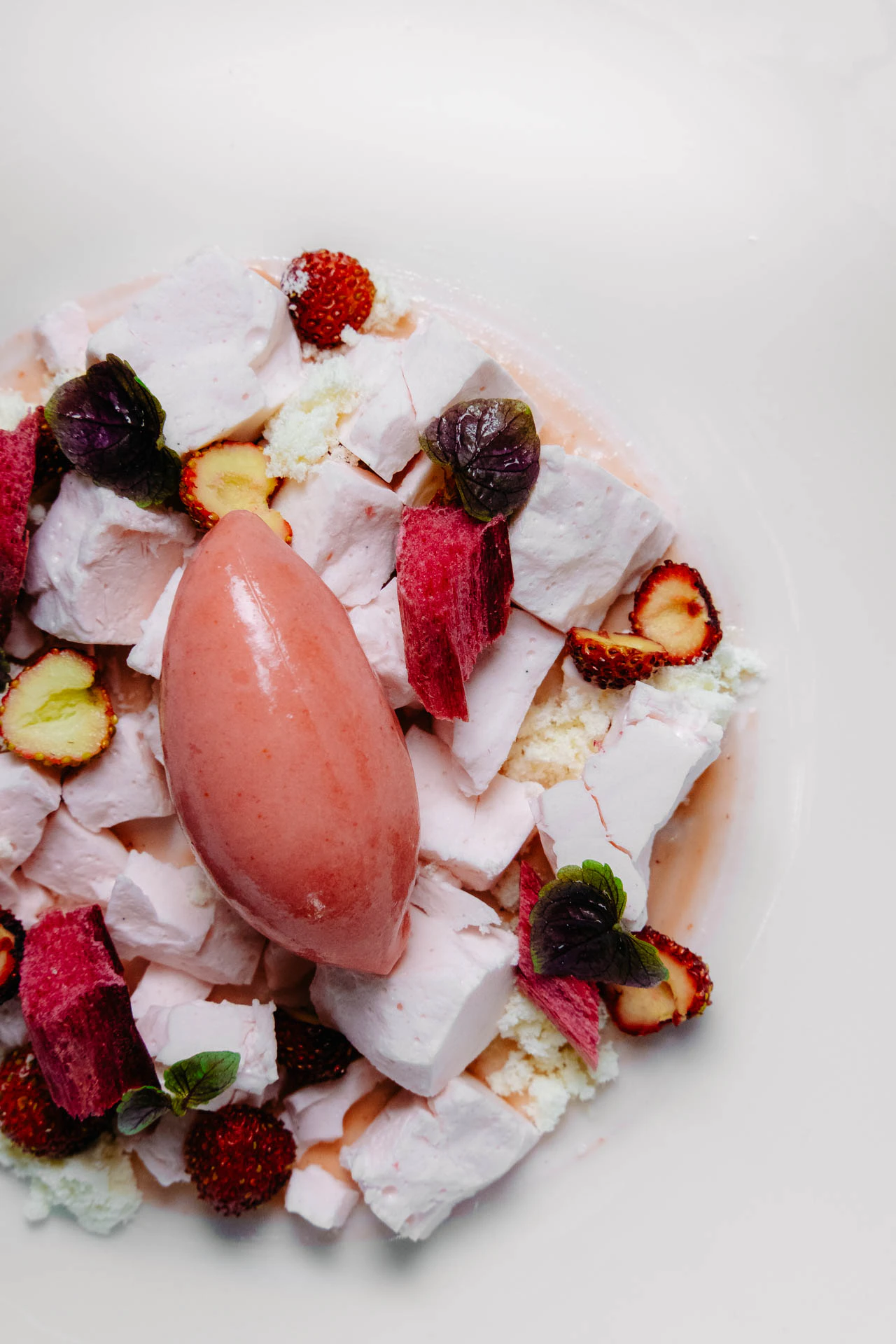 Dessert close up
