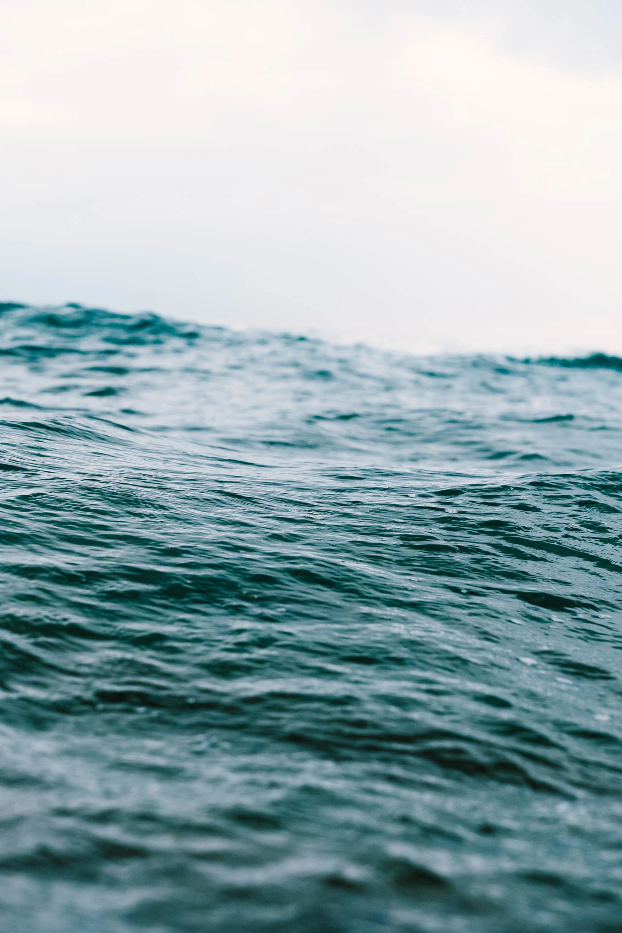 Closeup Wave in the Ocean