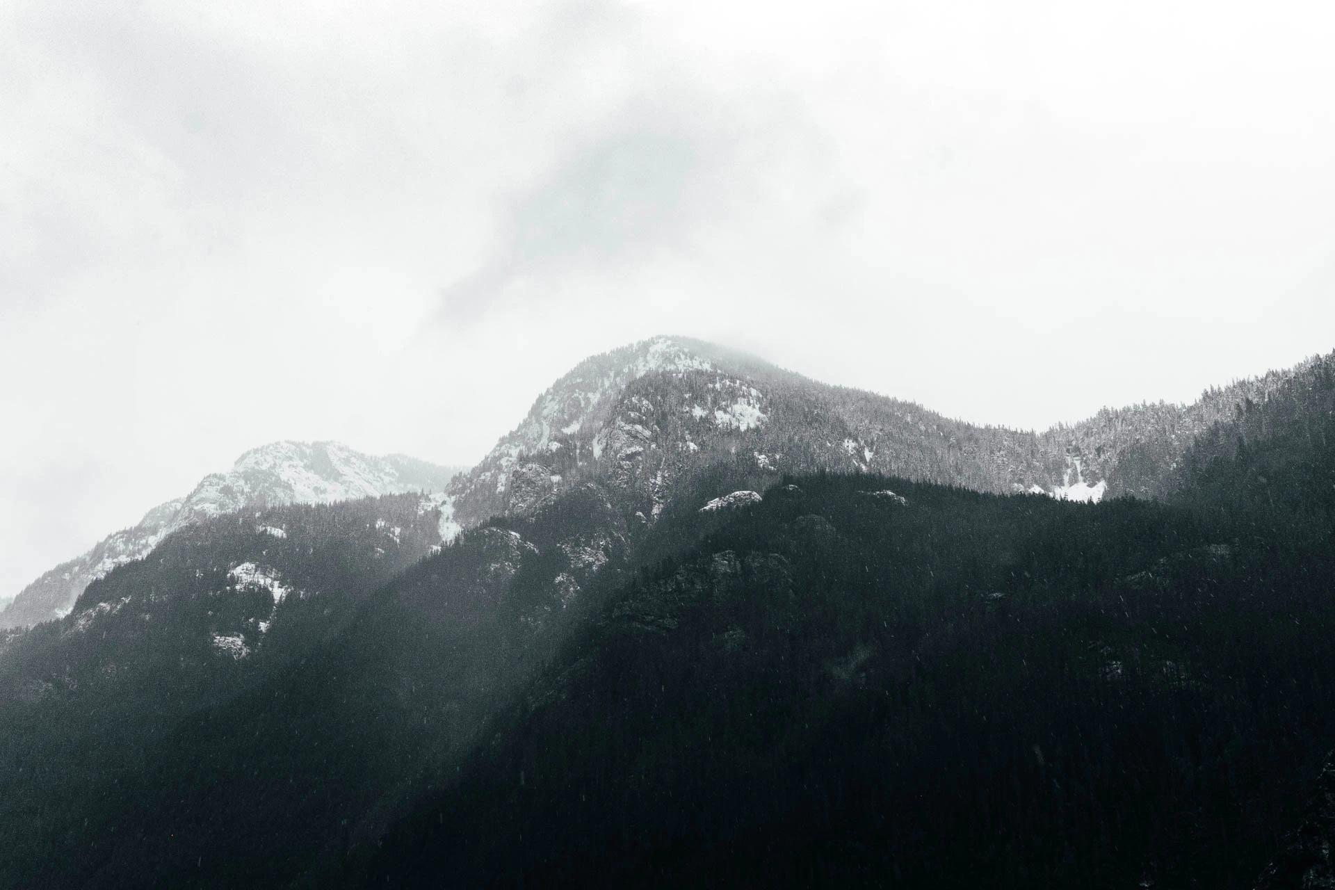 Snowy Moutain at North Carolina