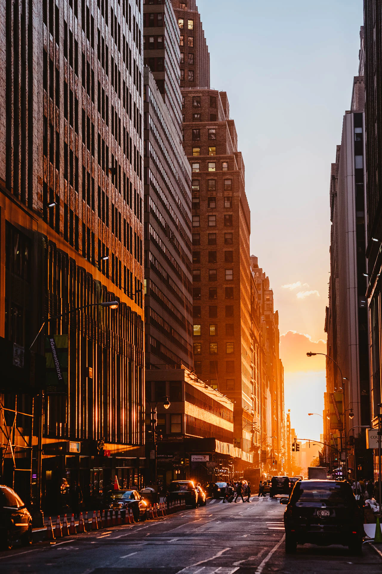 sunset on 39th Street