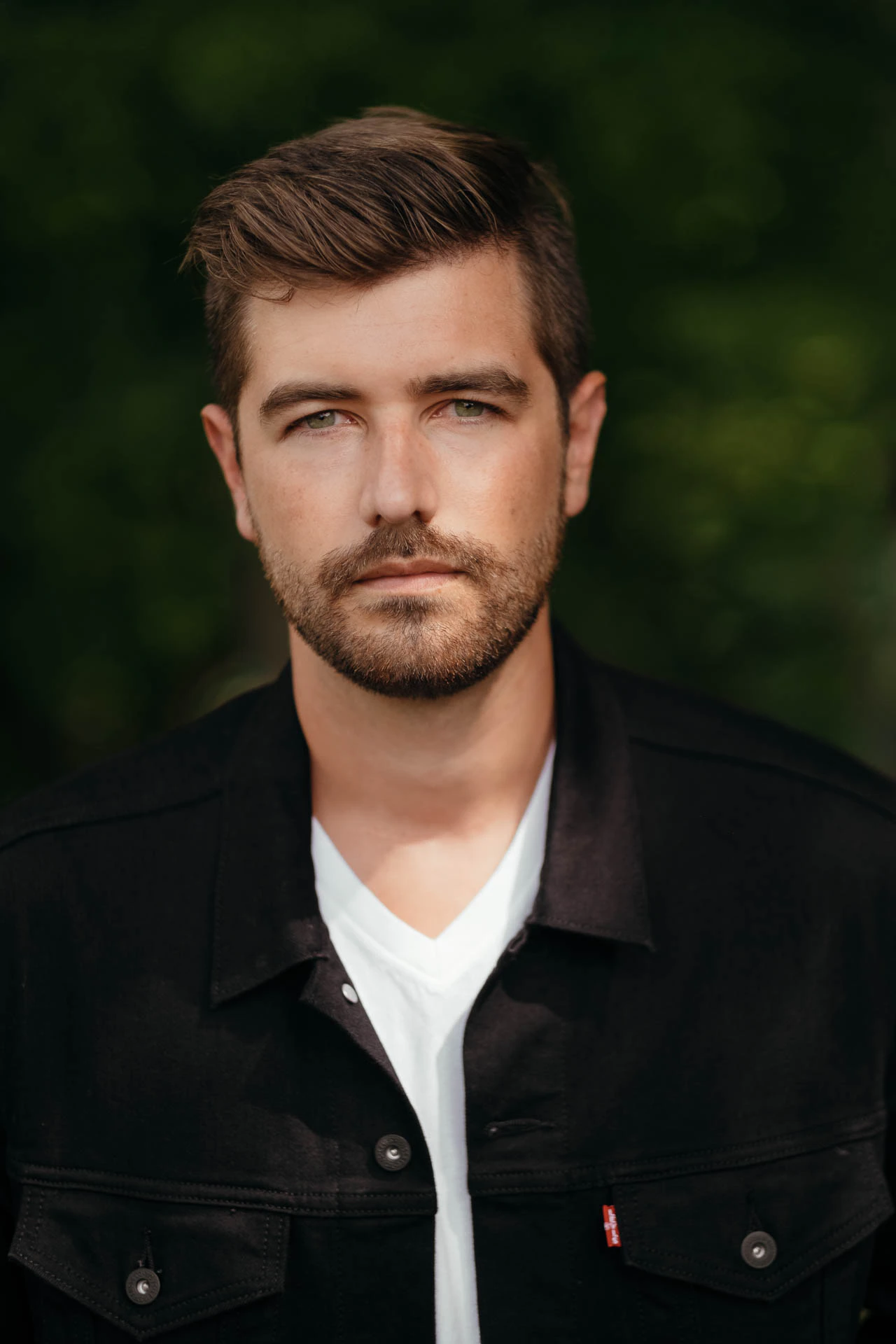 Jonathan Grado Black Denim Portrait