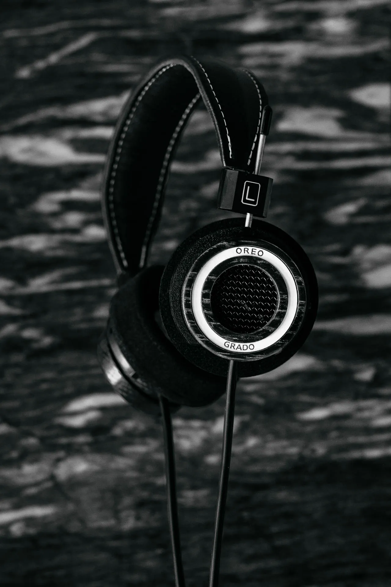 OREO Grado Labs Collaboration black and white Headphone