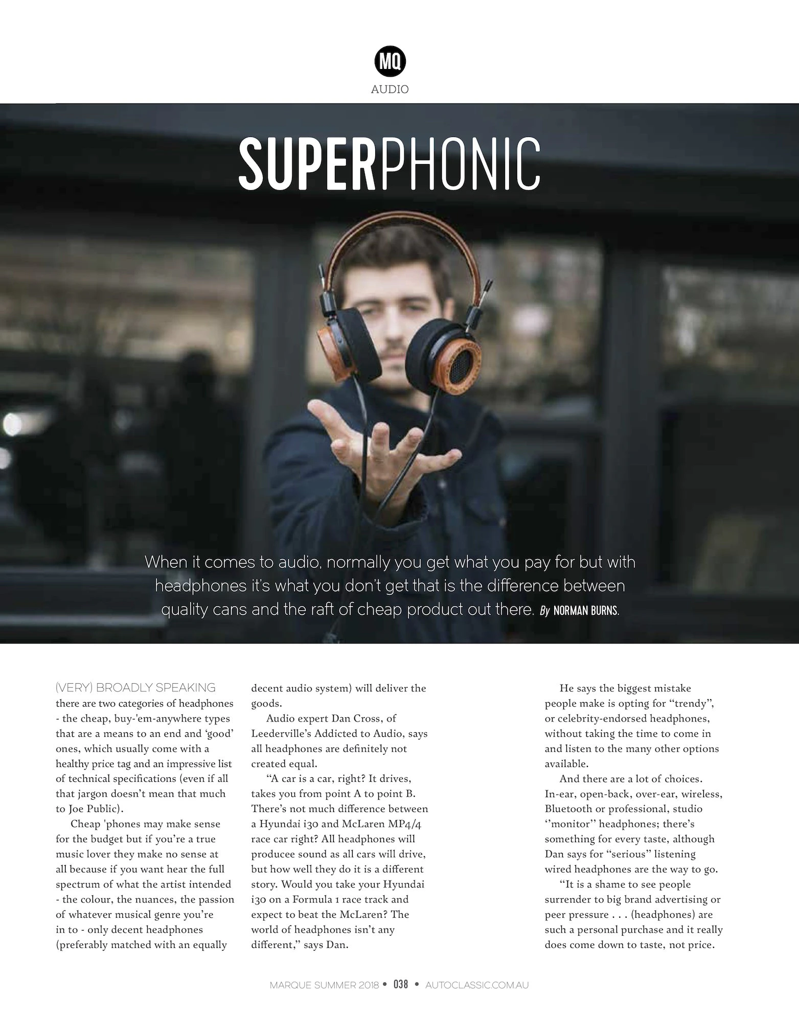 BMW Magazine with Jonathan Grado