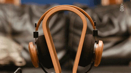 spinning grado headphones