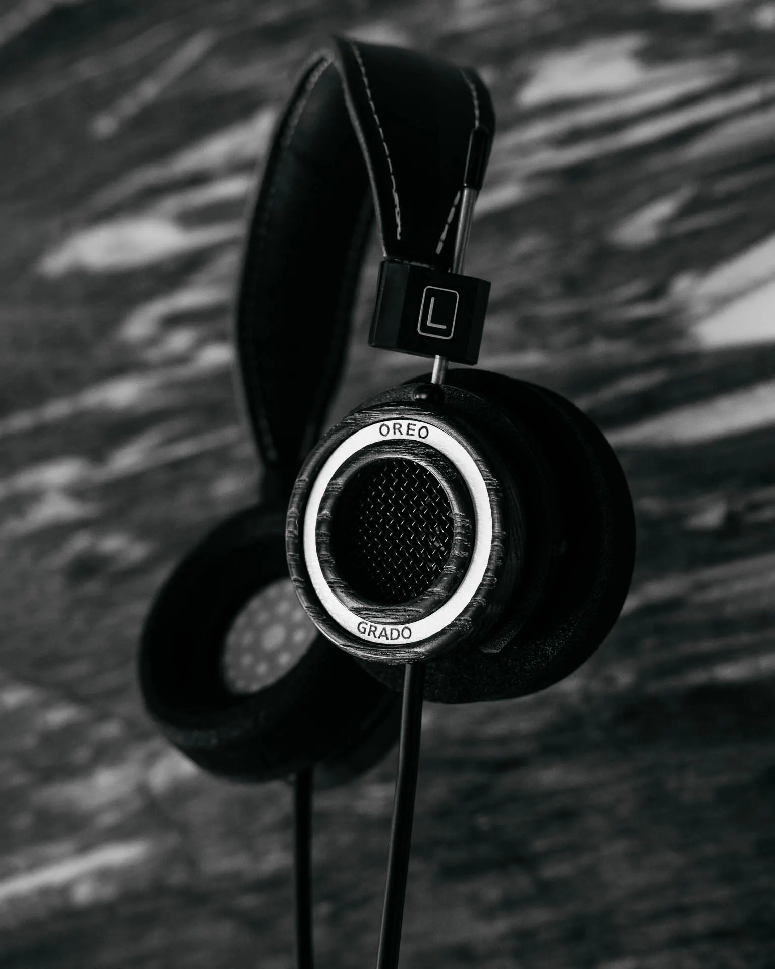 OREO x Grado Labs black and white headphones collaboration
