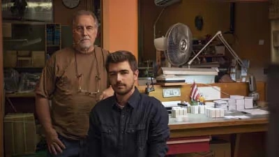 John and Jonathan Grado Portrait at Grado Labs