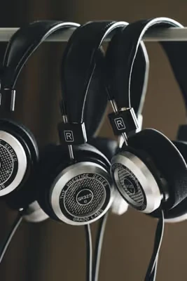 Dwell Magazine Photoshoot of Grado Labs SR325 headphones