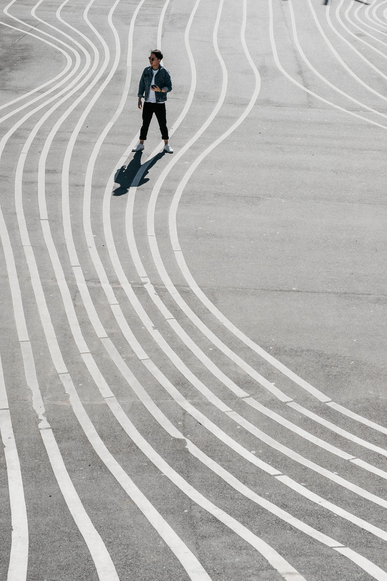 Superkilen lines in Copenhagen