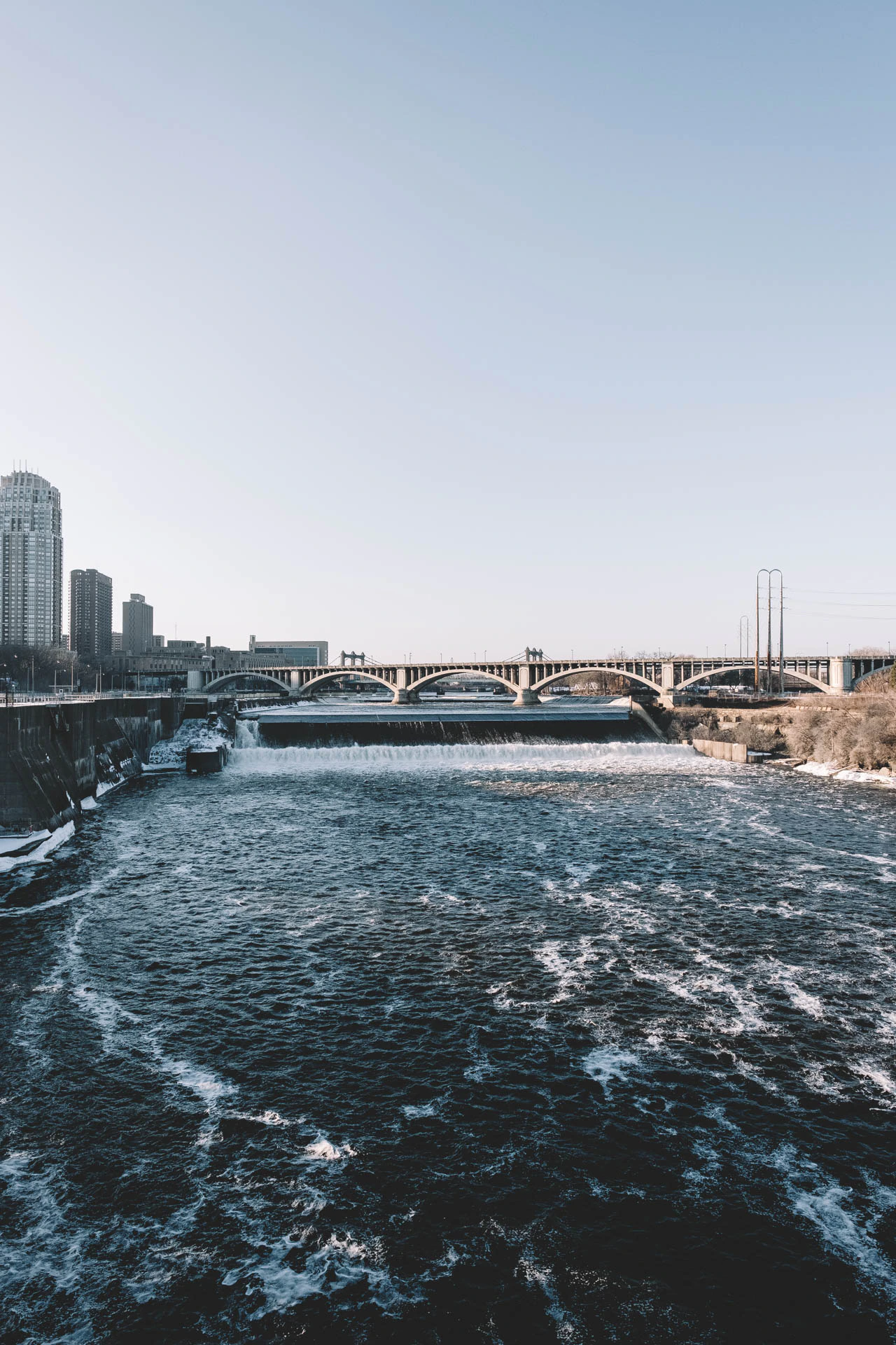 View from Stone Arch Minneapolis