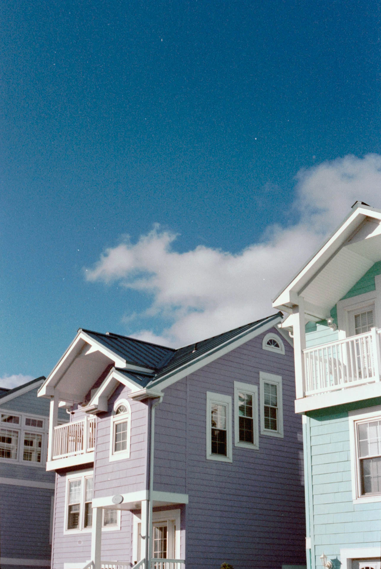 house on the bay in LBI on film
