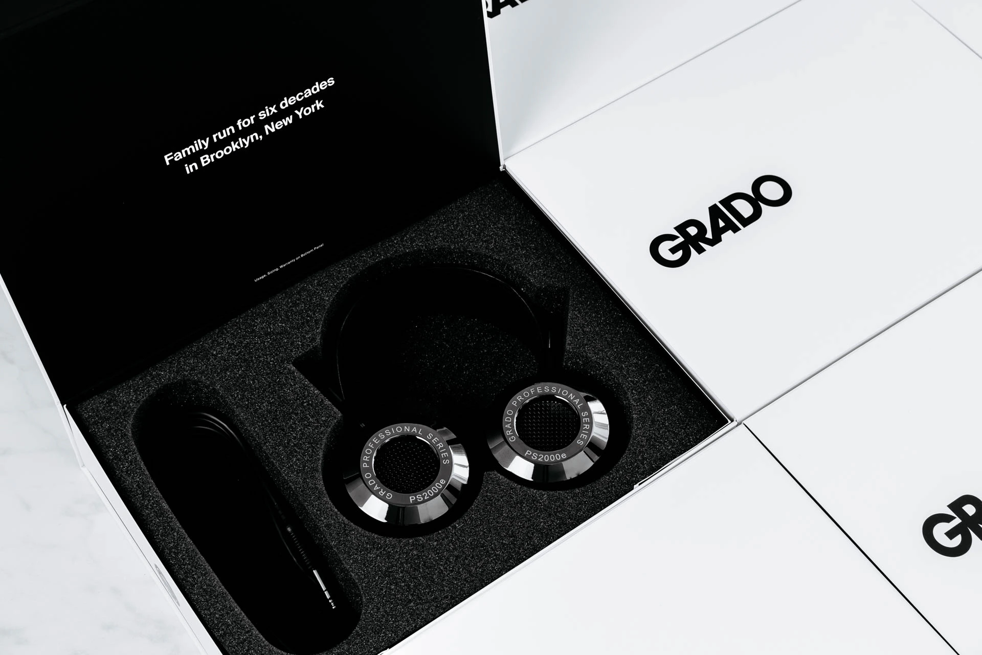 Grado Labs Headphone boxes by High Tide NYC