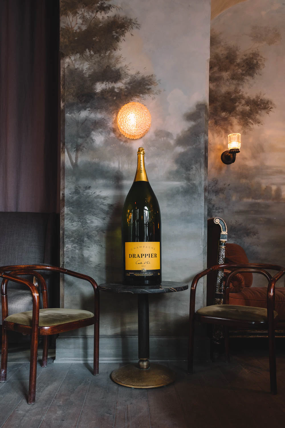 Le Coucou Drappier Champagne New Years Shoot