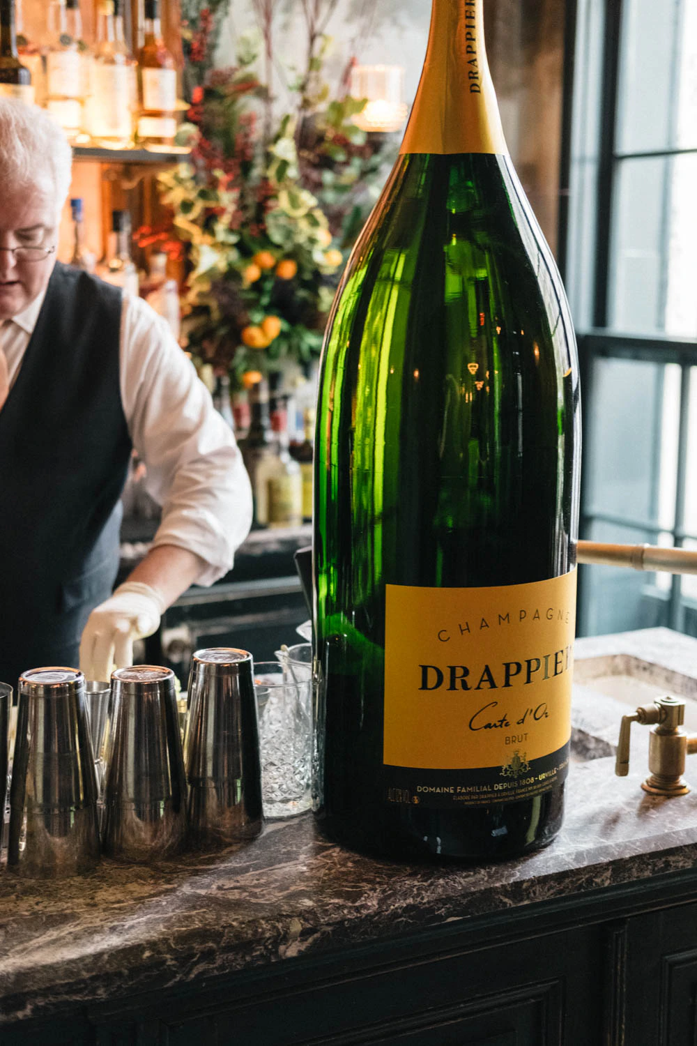 Drappier champagne at Le Coucou Cocktail Bar