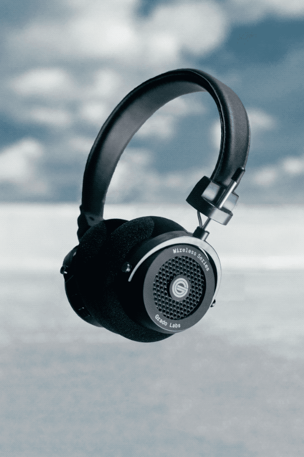 GW100 wireless grado headphones levitating