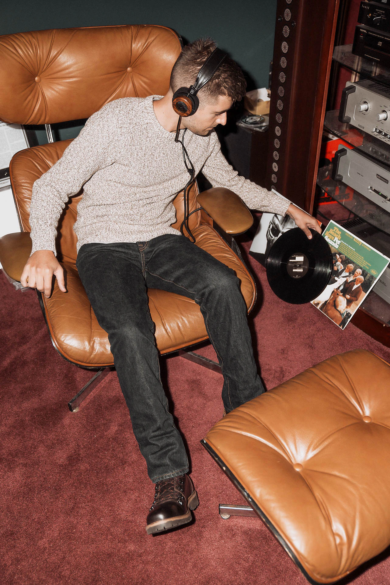 Jonathan Grado in Eames Chair for Lands End