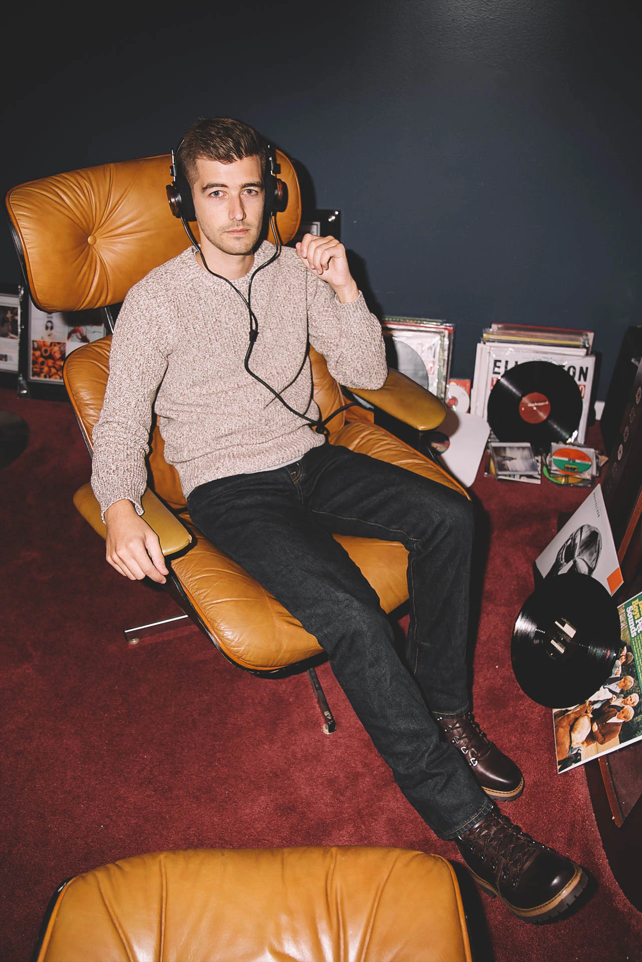 Jonathan Grado in Eames Chair for Lands End