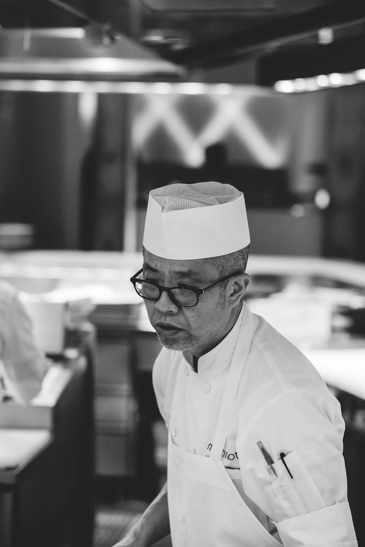 food and cooks at Morimoto nyc