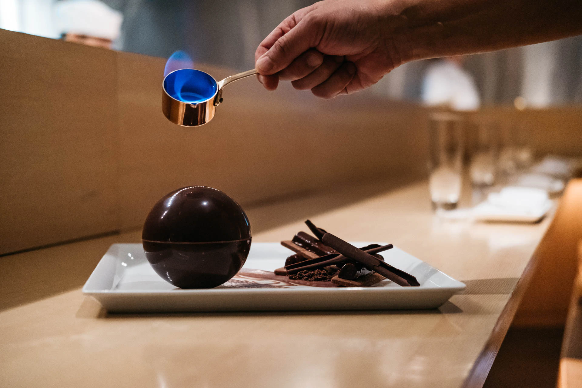 food and cooks at Morimoto nyc