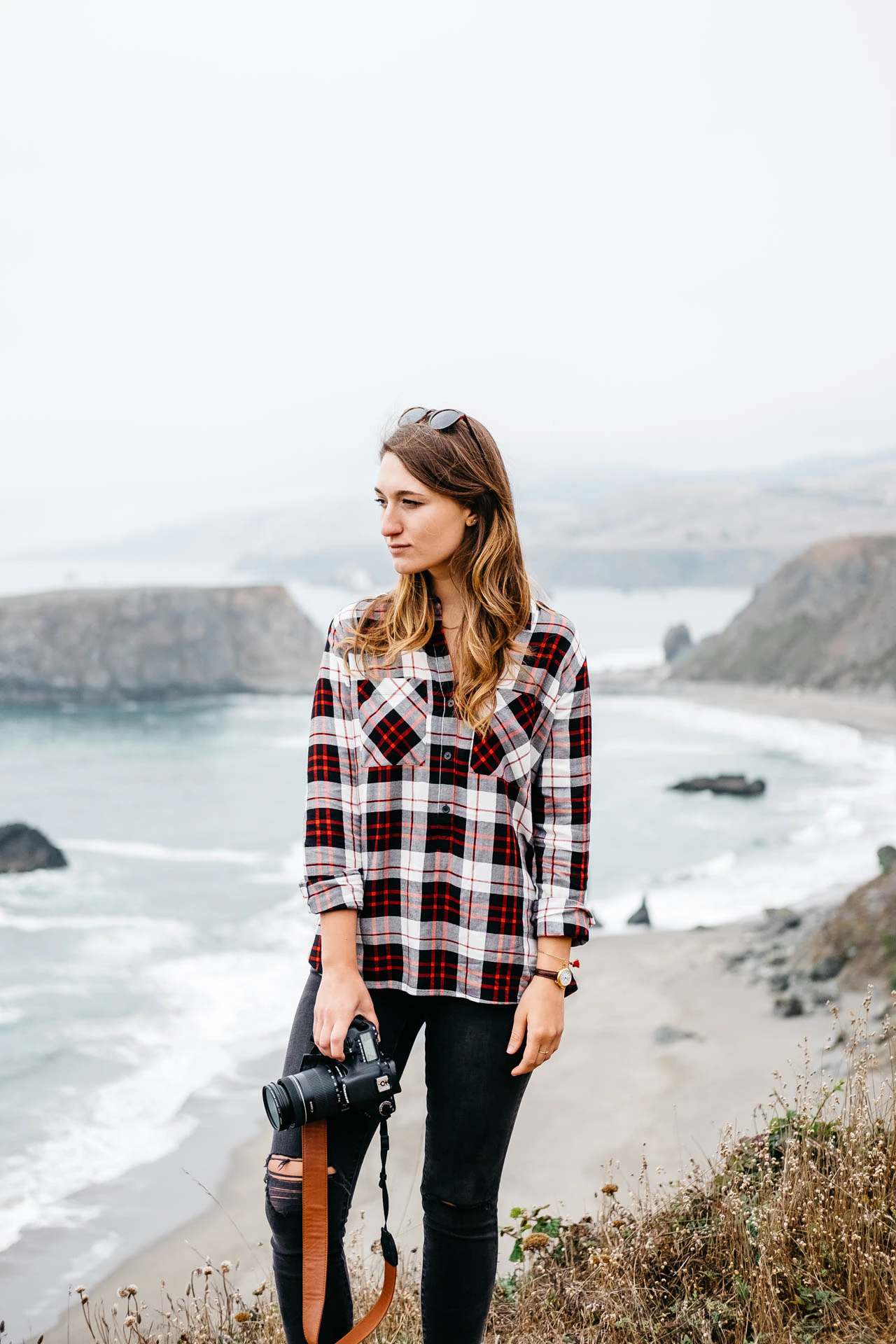 Julia Delorenzo portrait in california