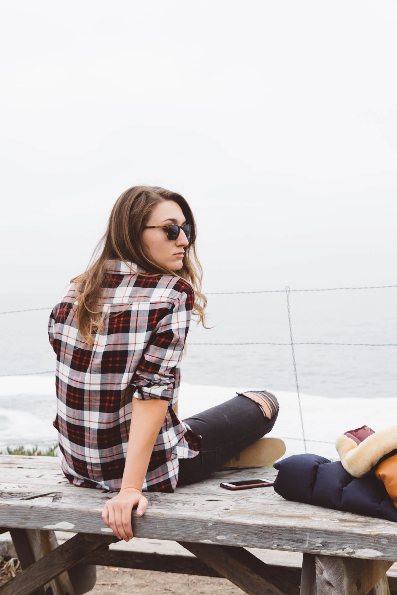 Julia Delorenzo portrait on the coast