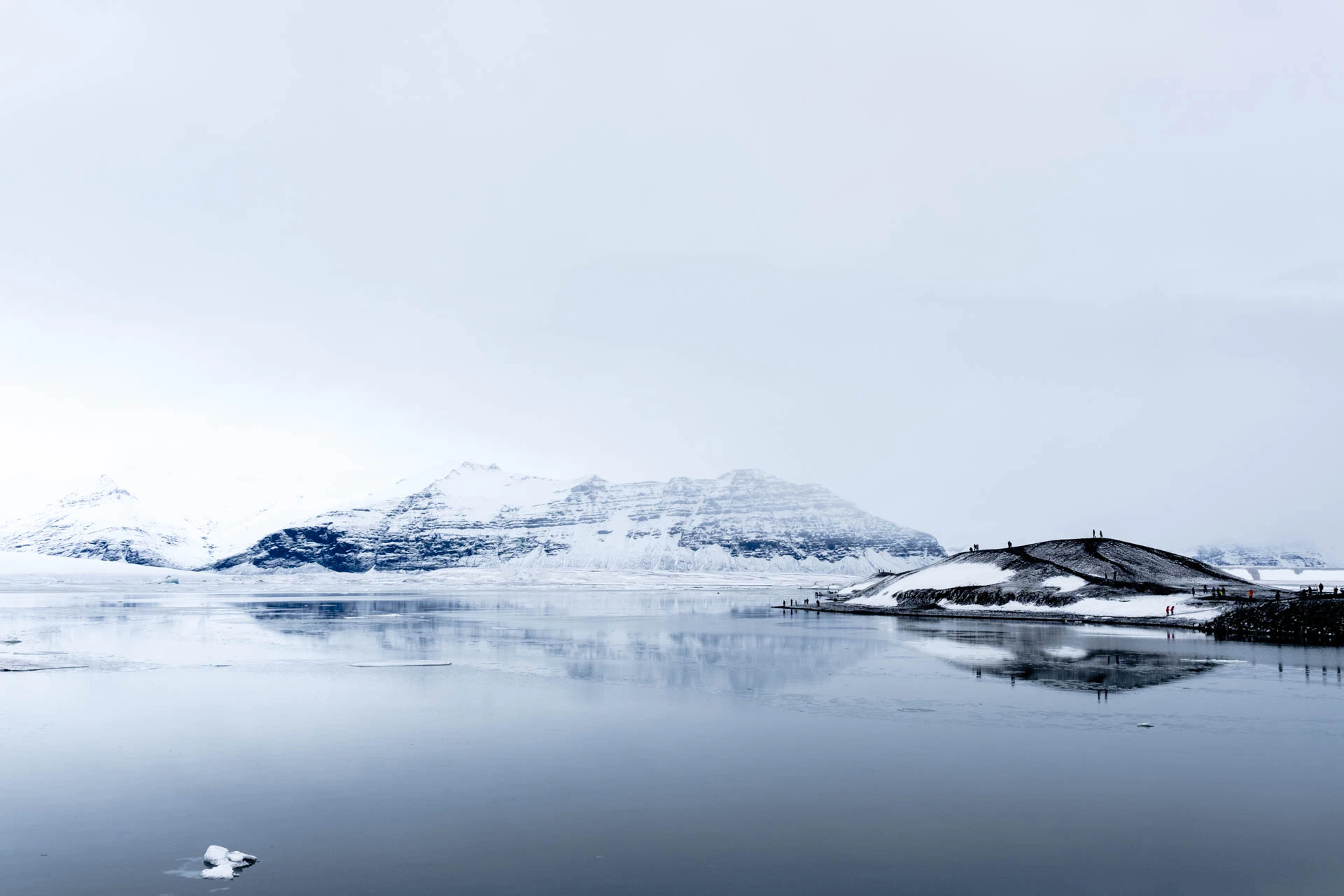 Glacier Lake in iceland