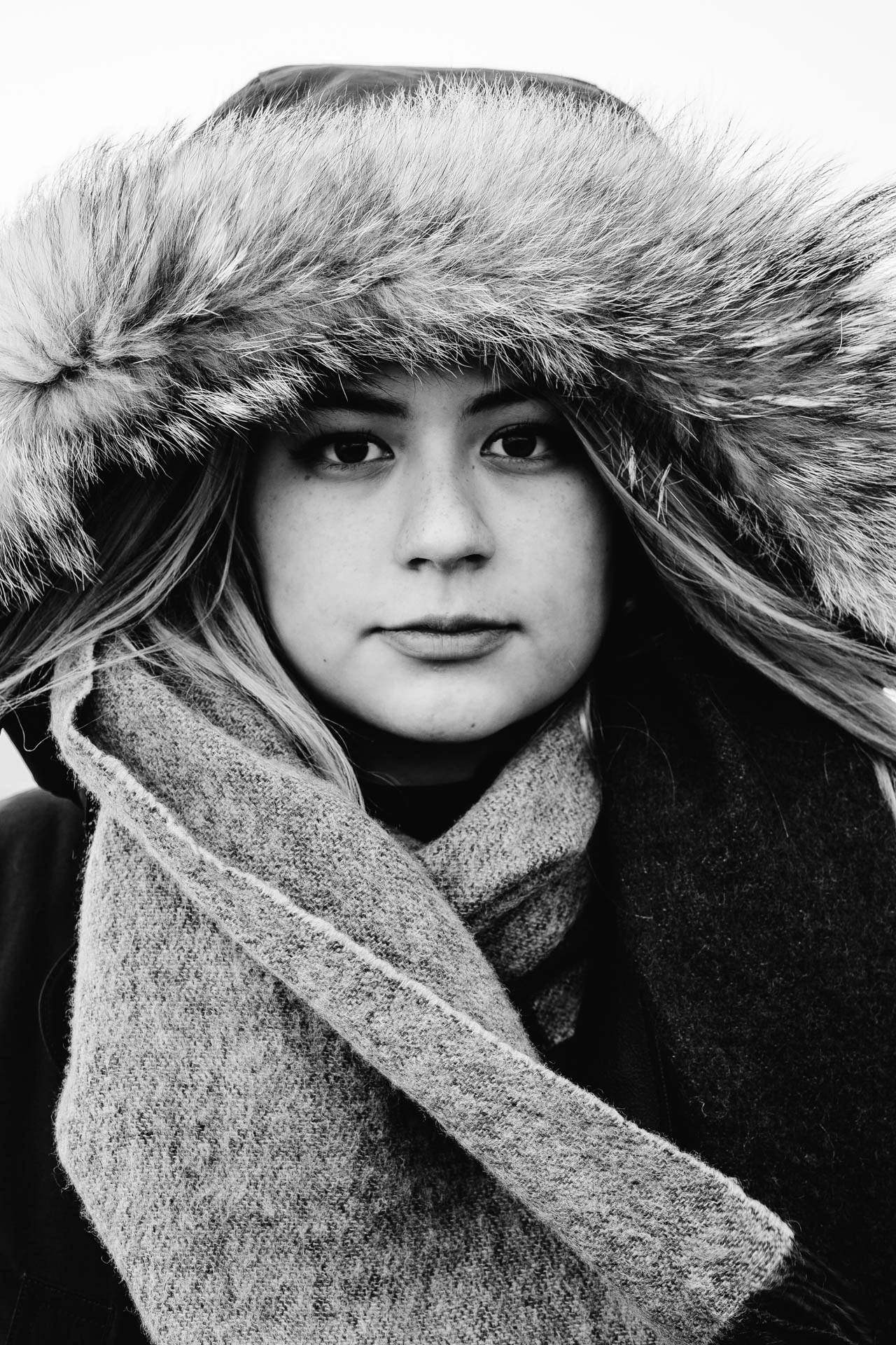 Kyra Johnson in iceland portrait