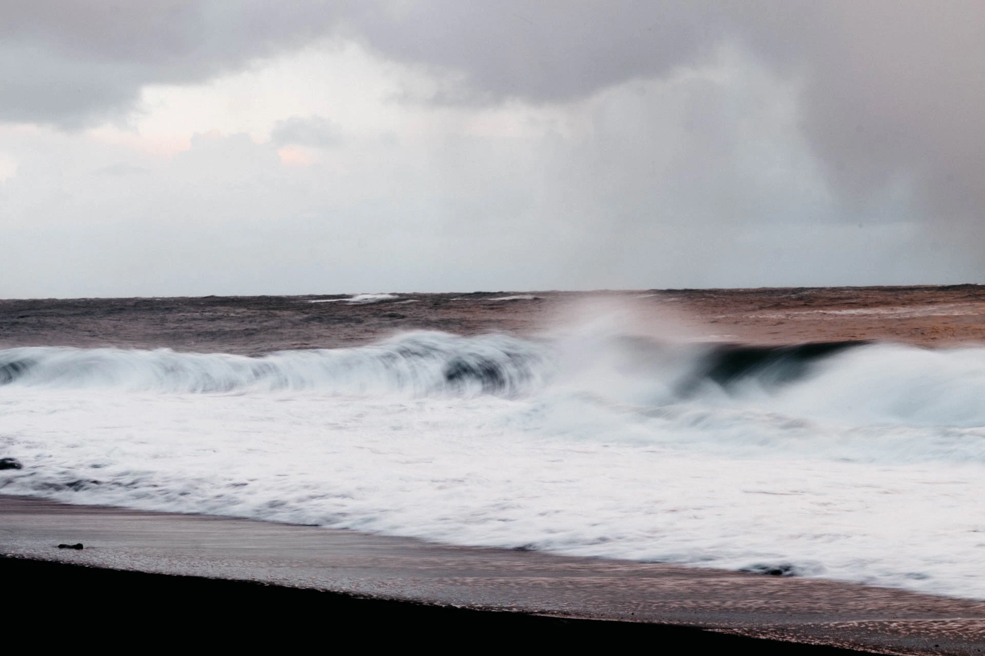 black sand beach iceland