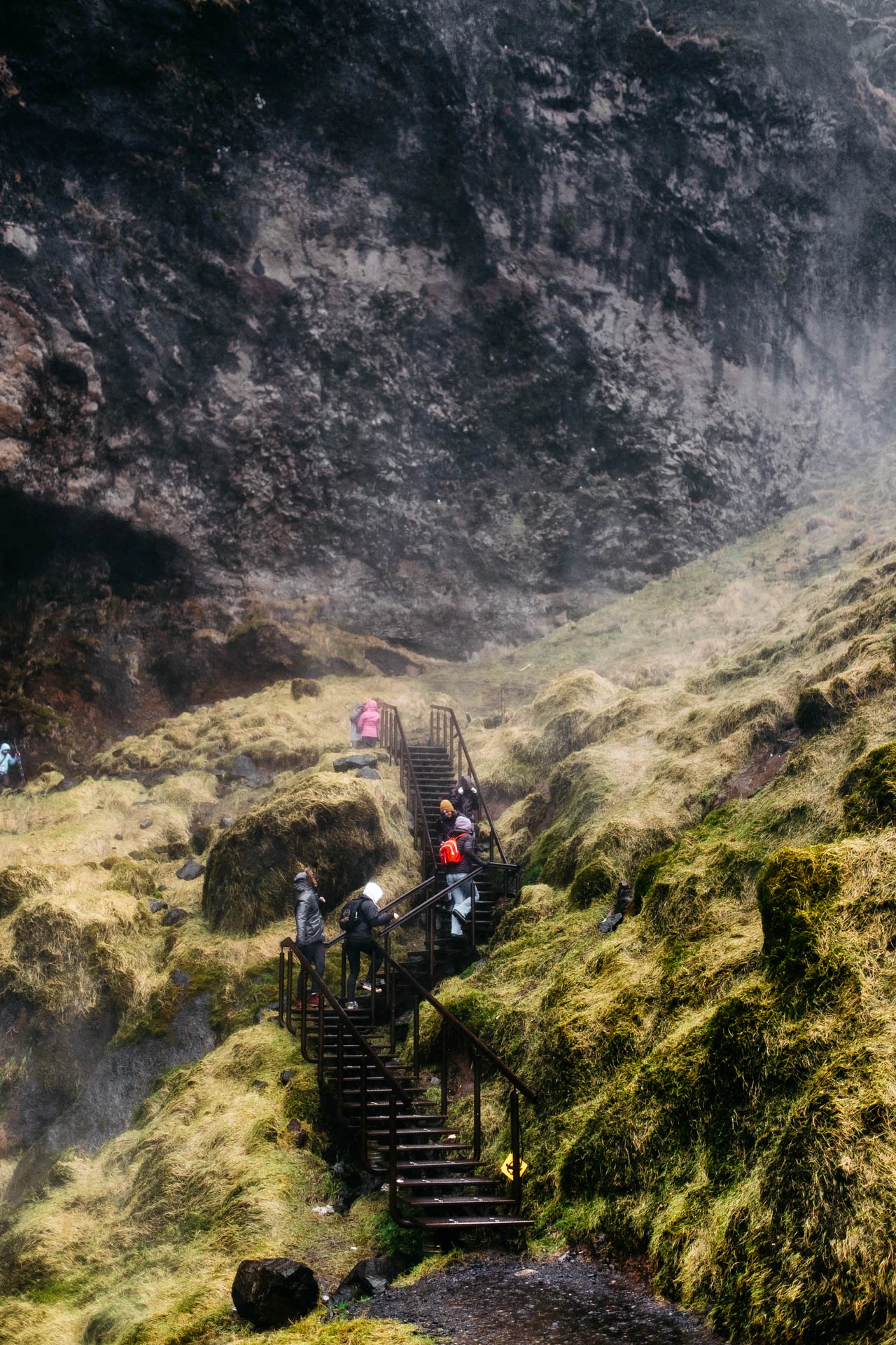 hiking Icelandic mountains
