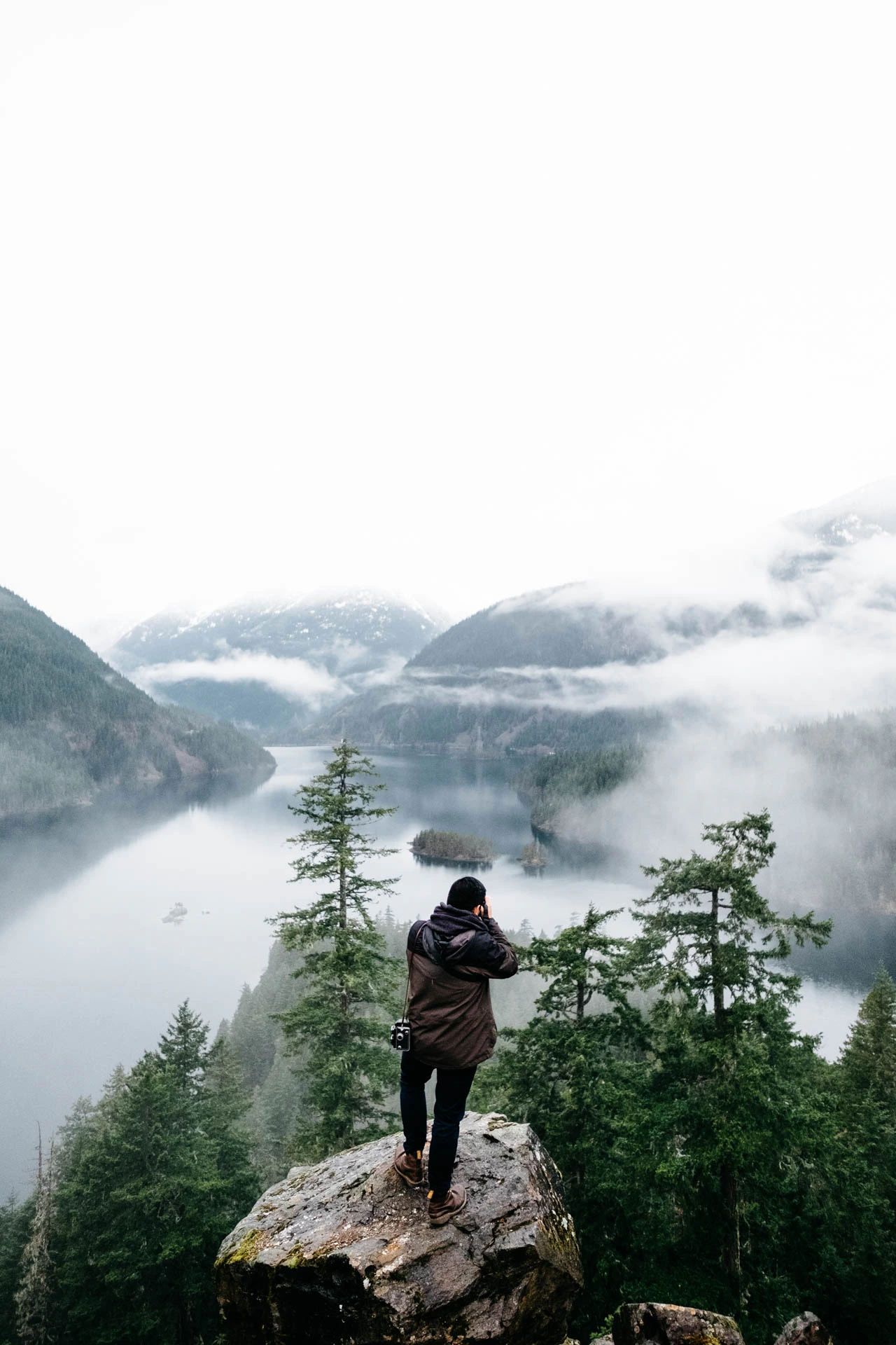 Vincent Carabeo in north cascades