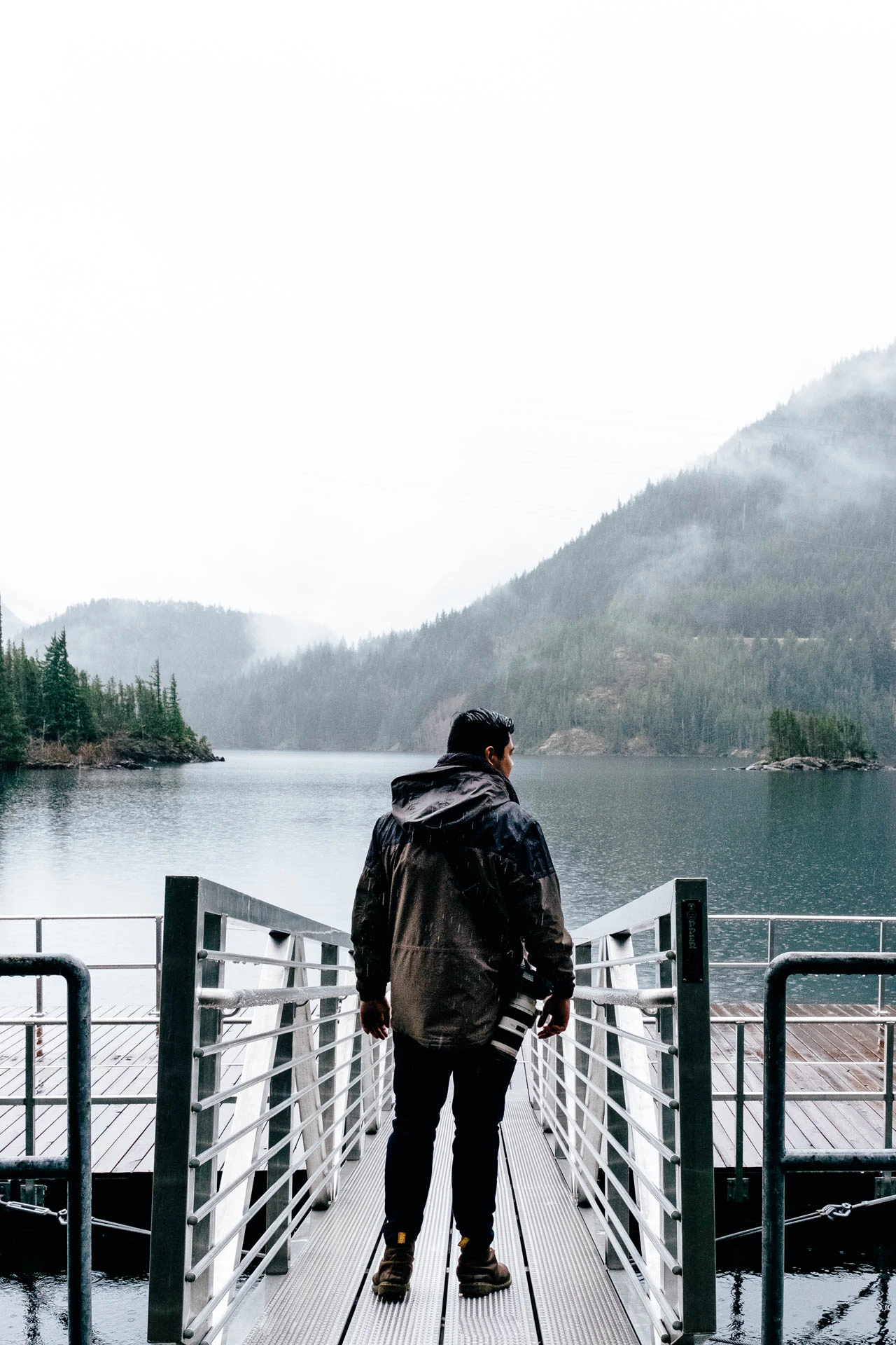 Vincent Carabeo in north cascades