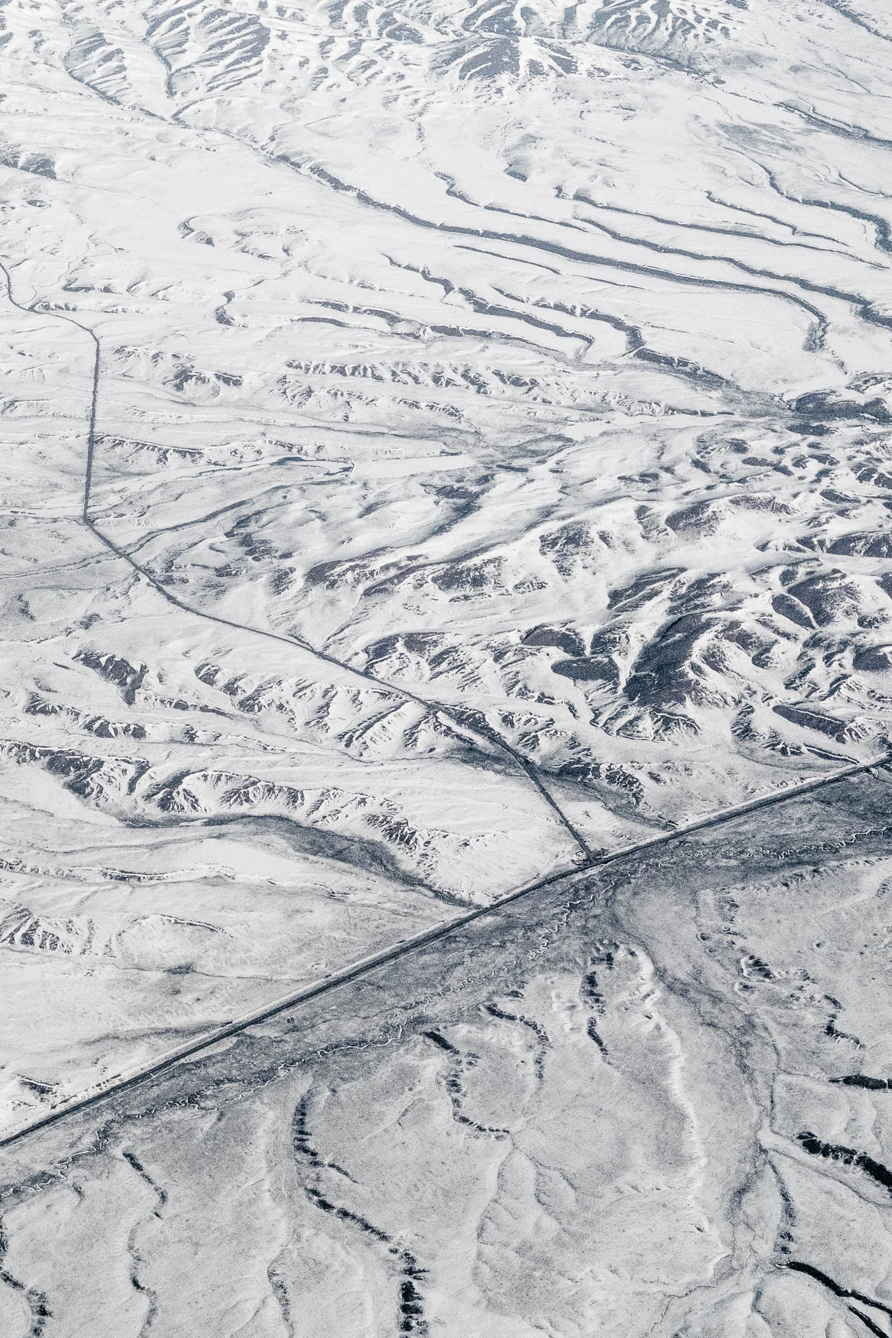 rocky mountains from a plane