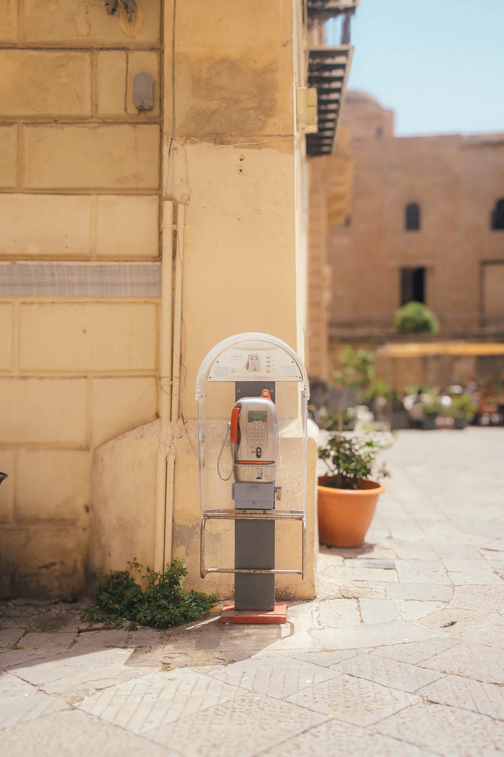 payphone in Palermo sicily
