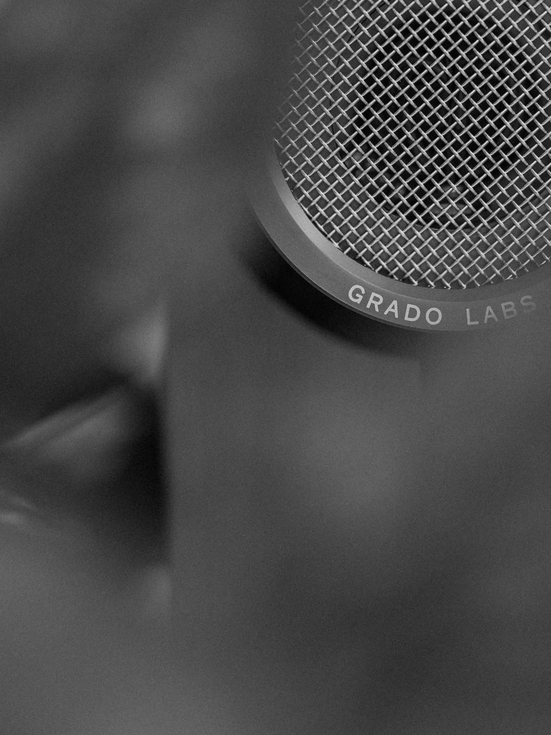 Grado HP100 SE headphones shot on Fujifilm gfx100s ii with plants in black and white
