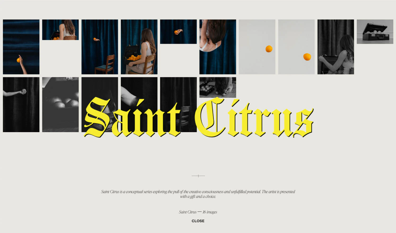 Index photography page of Jonathan Grado's Website