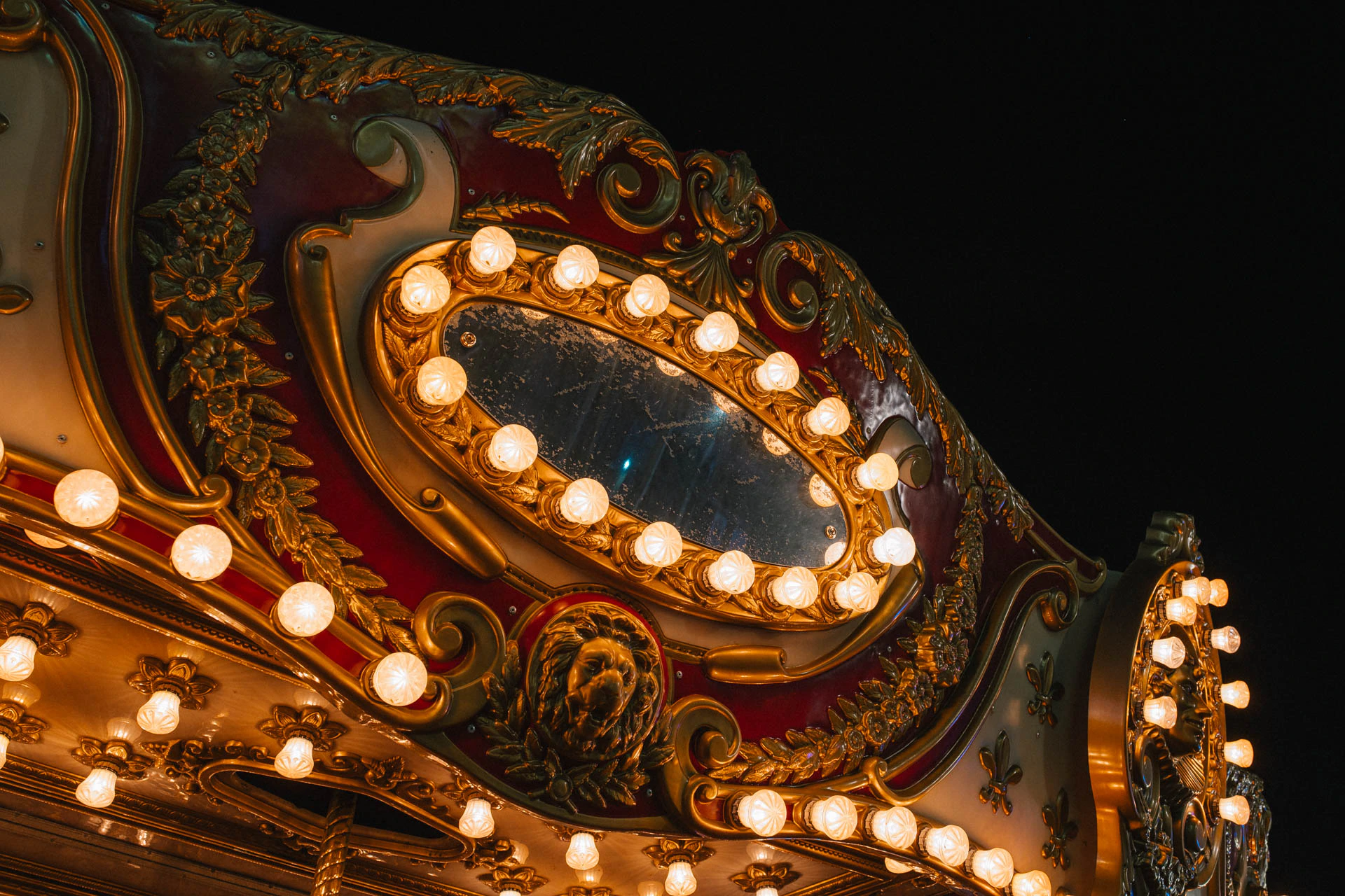 the fantasy island amusement park carousel