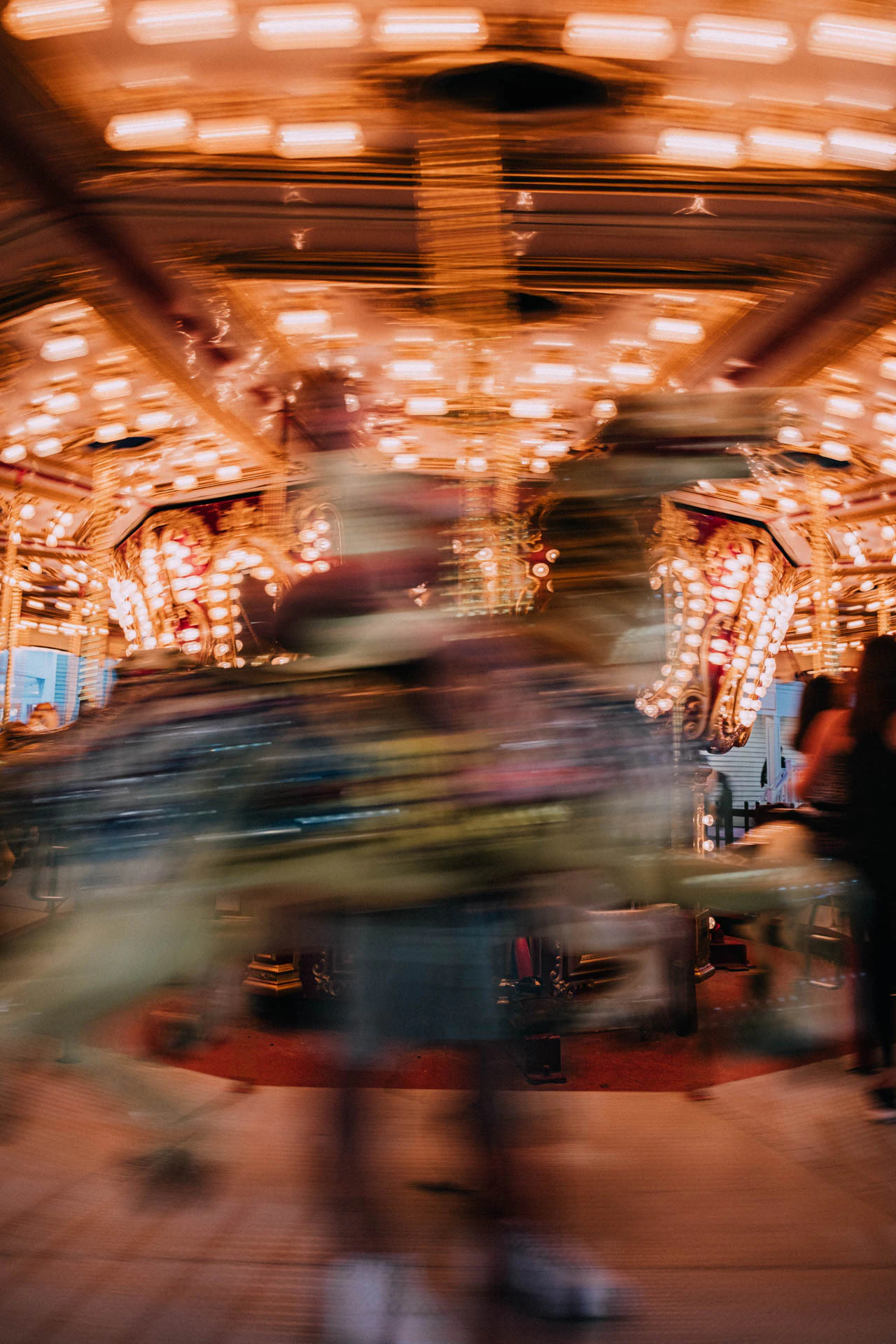 the fantasy island amusement park carousel
