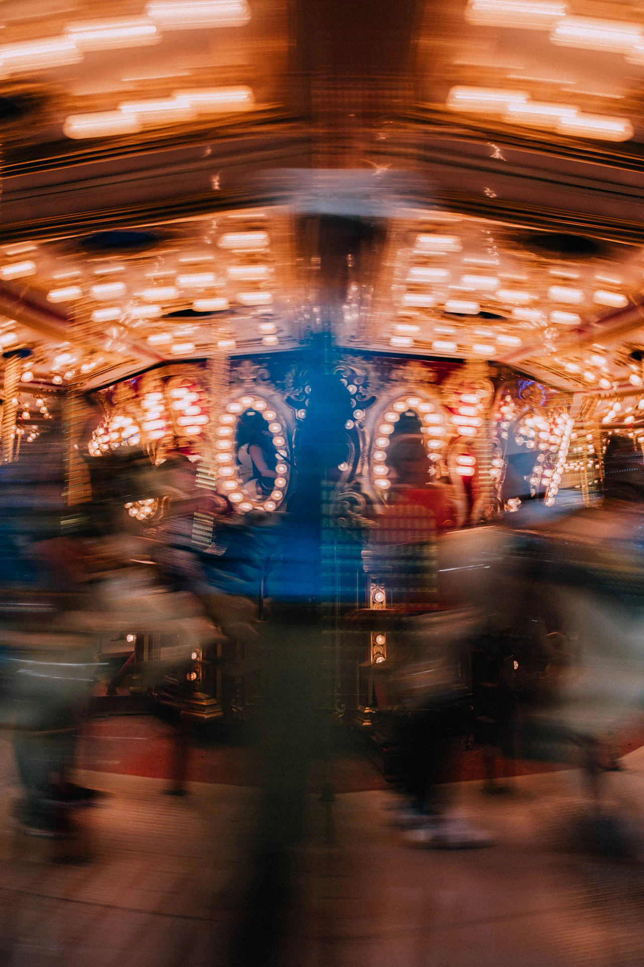 the fantasy island amusement park carousel