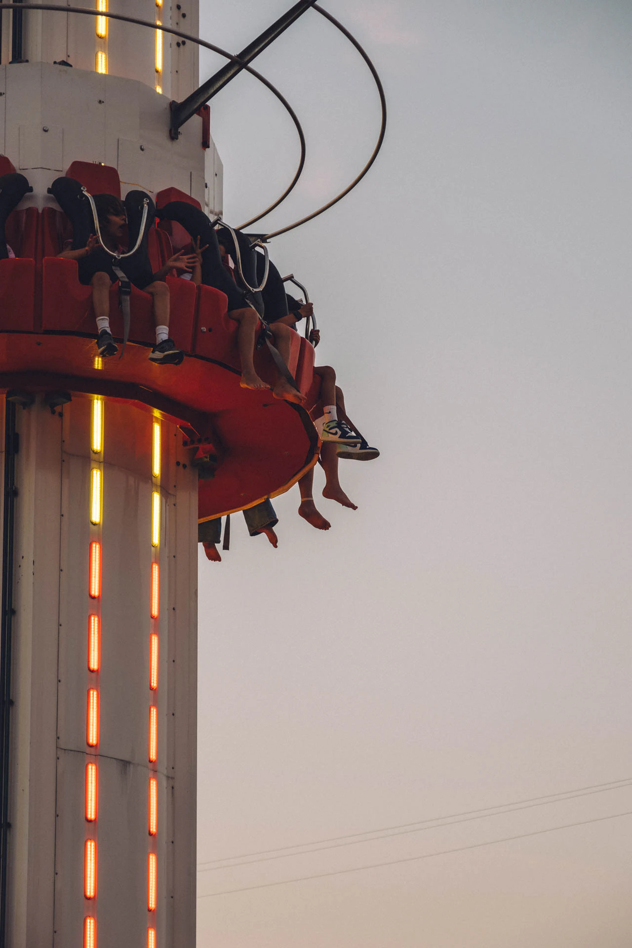 the lighthouse drop zone ride