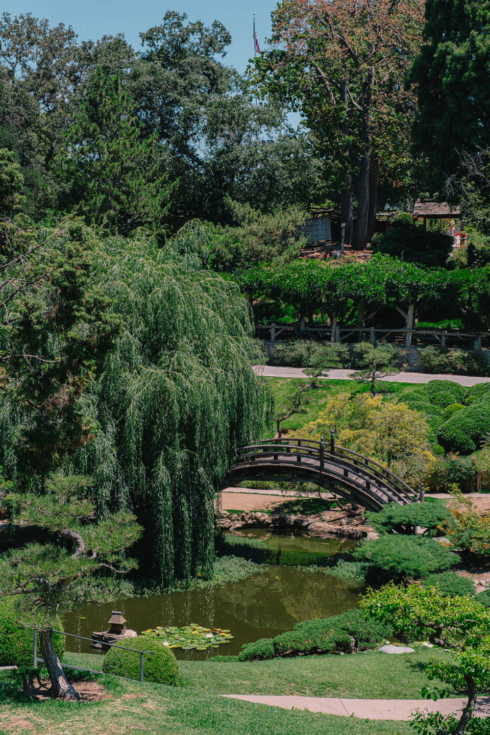 the Huntington Bridge at the Garden and Museum in Los Angeles