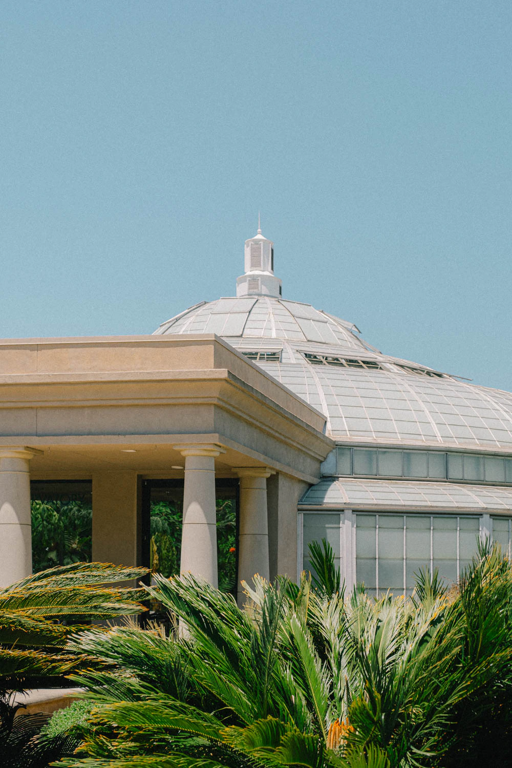 The Huntington Gardens atrium in Los Angeles