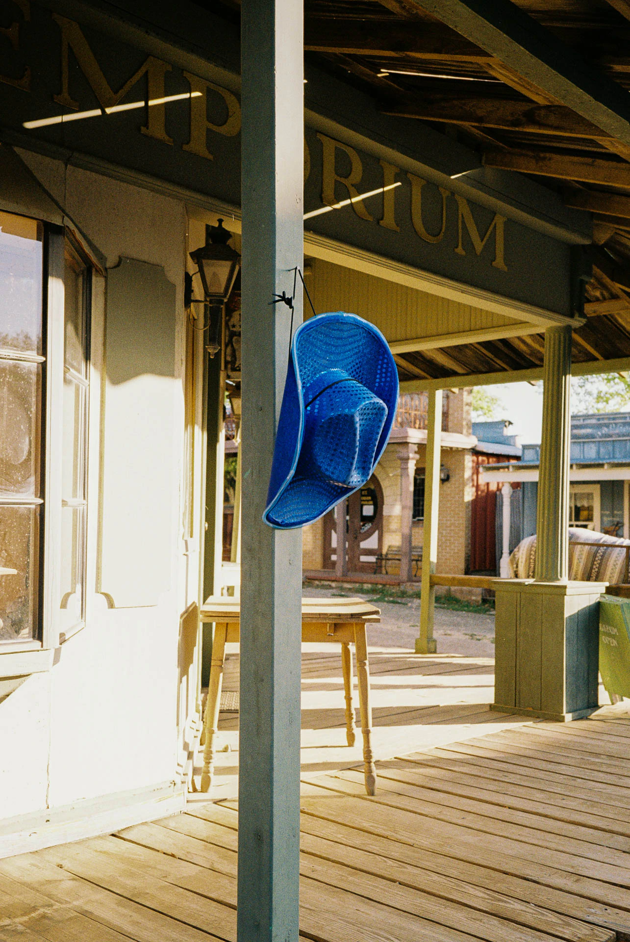 pioneer town in Texas on film
