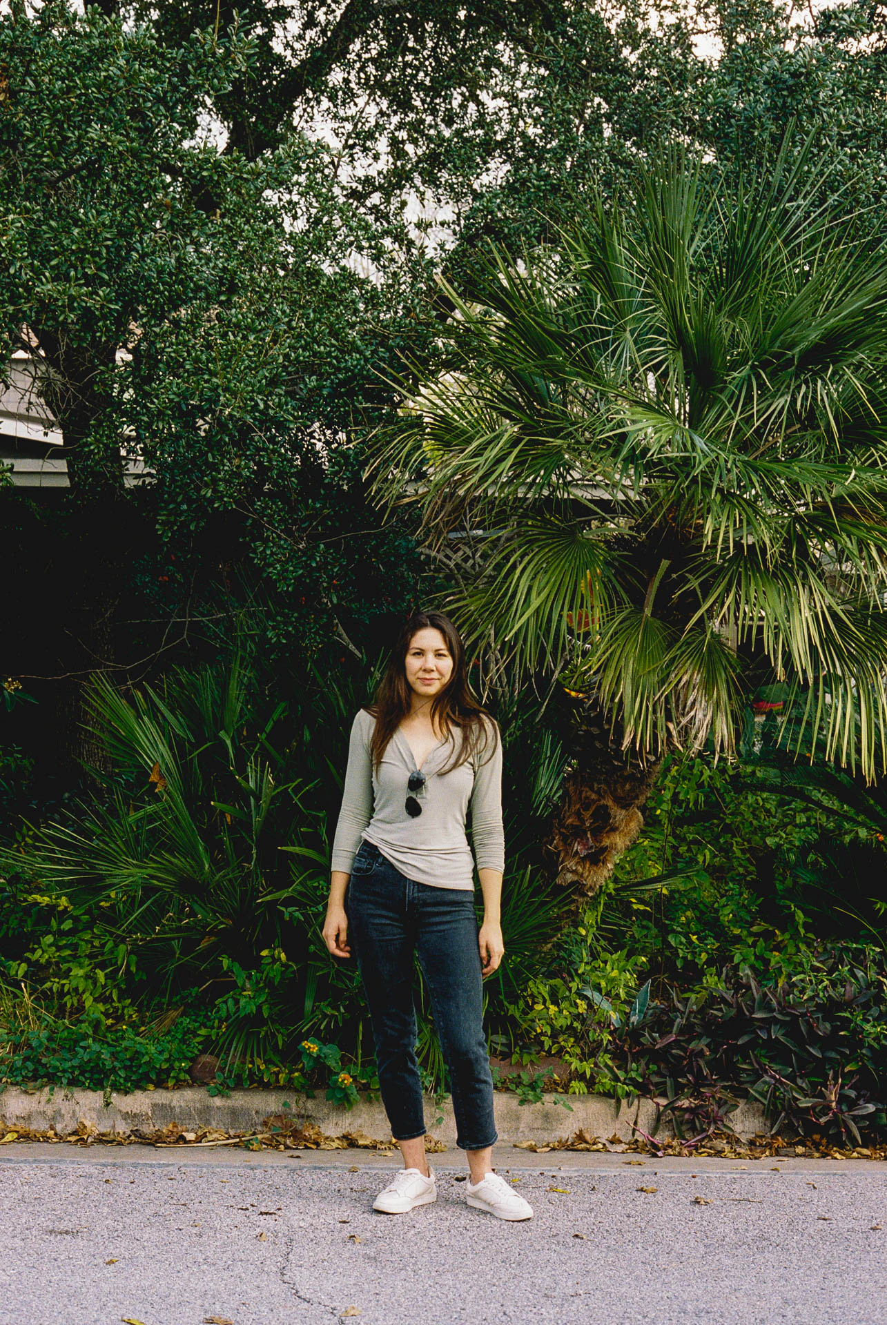 woman on film in austin