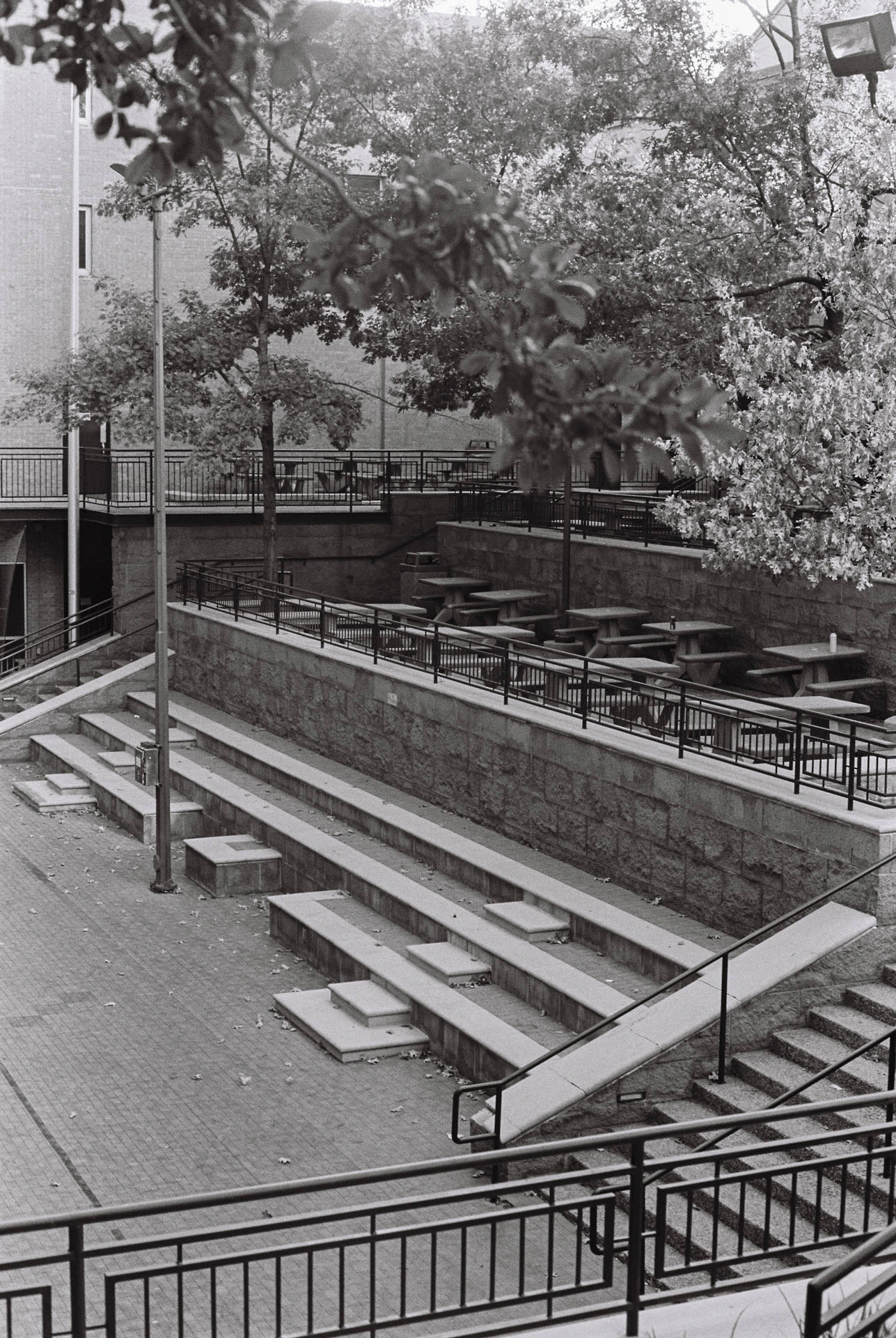 University of Texas in Austin outdoors on film