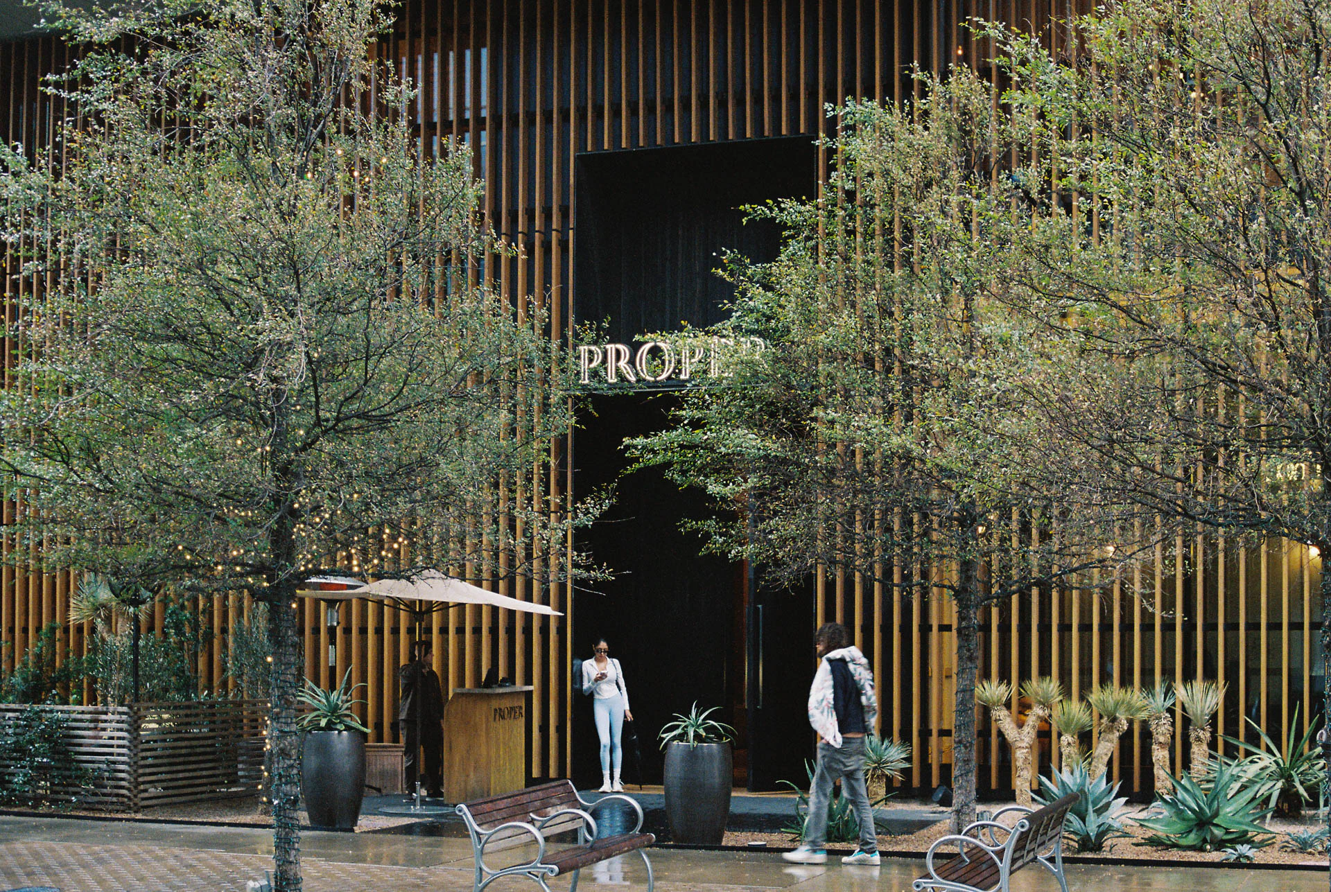 Proper hotel in Downtown Austin on film