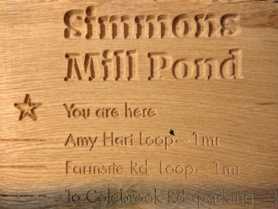 Simmons Mill Pond Signage
