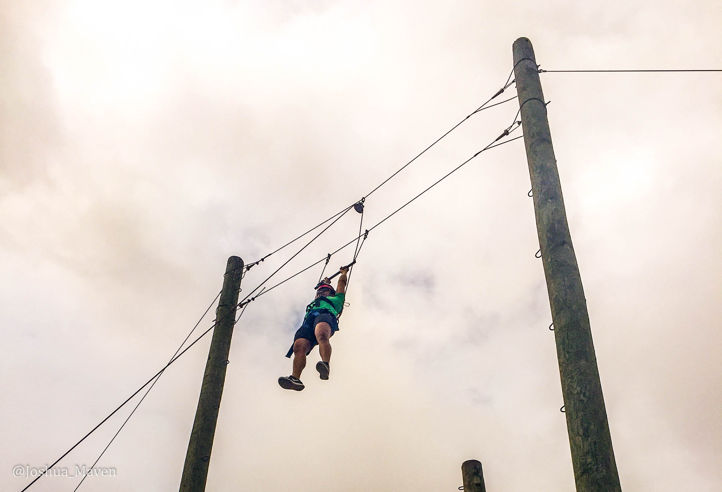 I felt my shoulder pop a few times, but there was no way I was letting go. Victory!