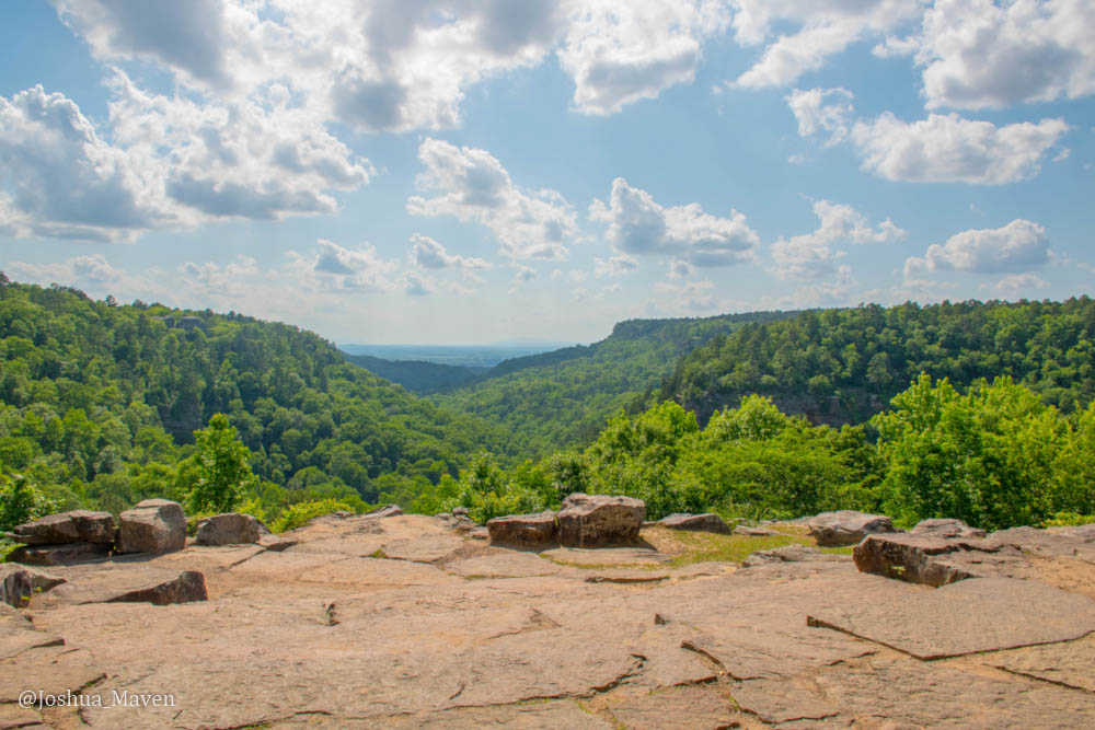 Trailhead views at Cedar Falls at Petit Jean State Park, AR 