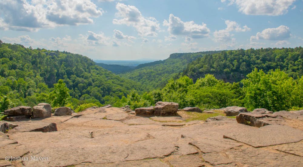 Trailhead views at Cedar Falls at Petit Jean State Park, AR